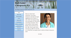 Desktop Screenshot of barbgettelchiropractic.com